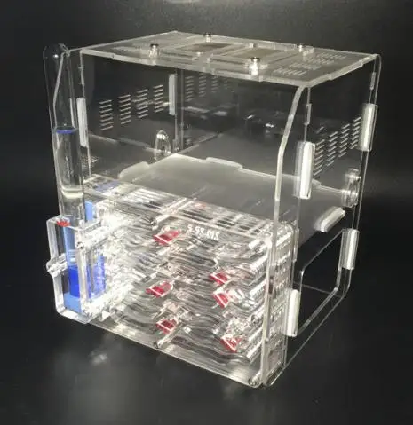 Big Capacity Thick Ant Nest Acrylic Farm Ants Palace Castle Insect Pet Cage Villa Workshop Student Scientific Device Toy F1H | Дом и сад
