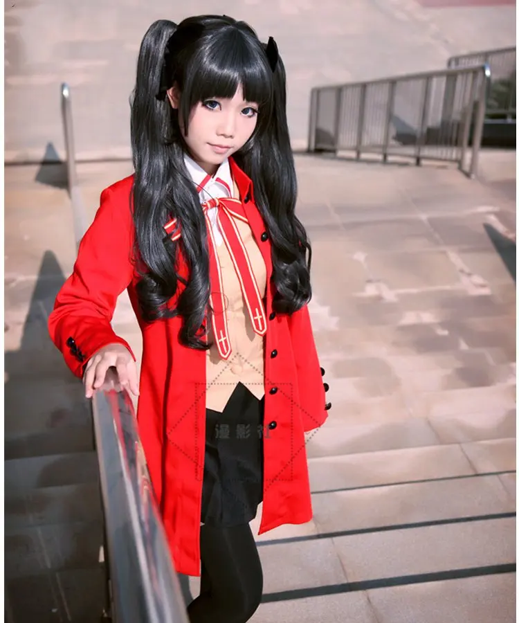 Костюм для косплея из игры FGO Fate Stay Night Tohsaka Rin костюм школьная форма |