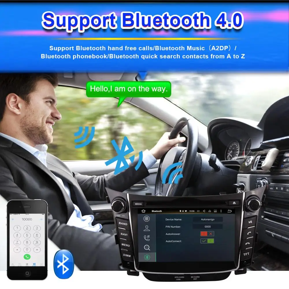 Android 9 0 Восьмиядерный 4 Гб RAM 7 ''LCD автомобильный DVD плеер GPS навигация головное
