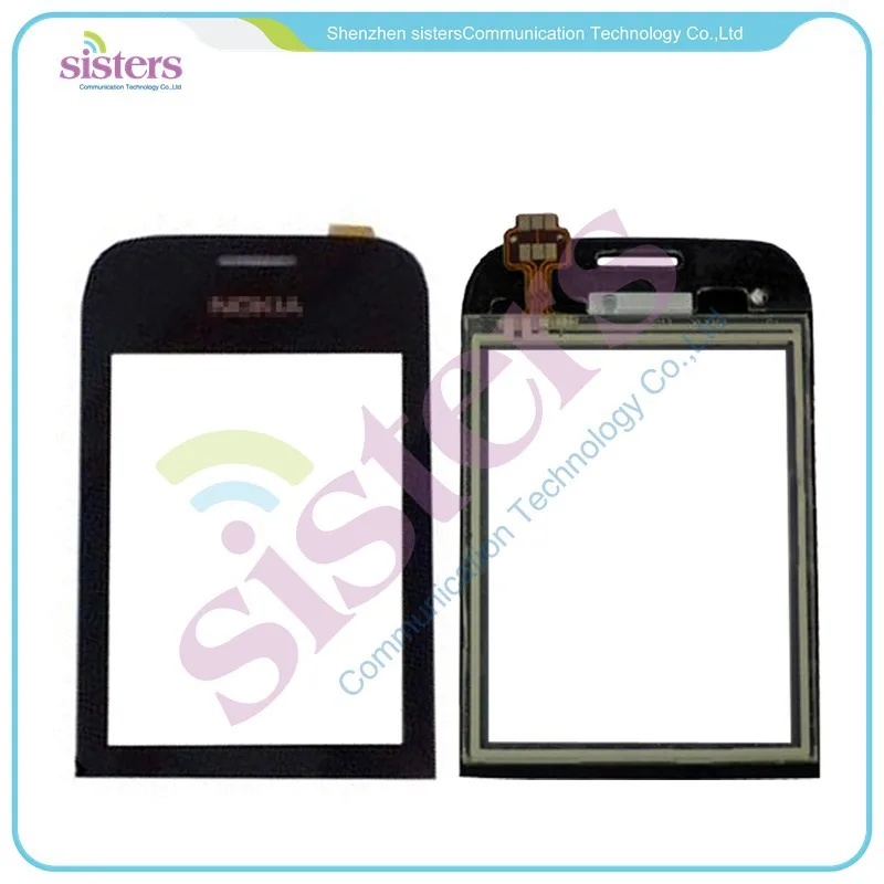 10PCS/lot Wholesale High Qualit Touch Screen Digitizer For Nokia N202 Asha 202 Free Shipping | Mobile Phone Panel