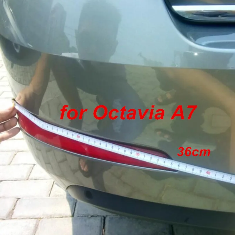 Светоотражатели заднего бампера для octavia A5 A7 RS декоративные молдинги