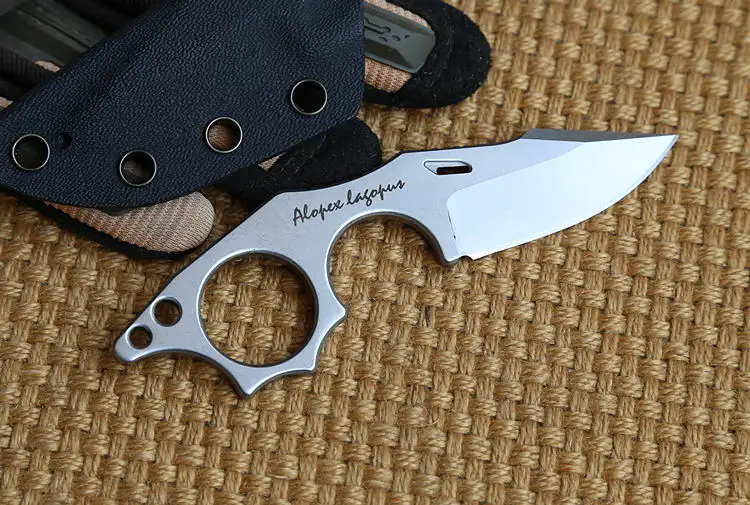 EDC Ножи N690 Сталь верховая езда Рыбалка маленький прямой нож Альпинизм обороны