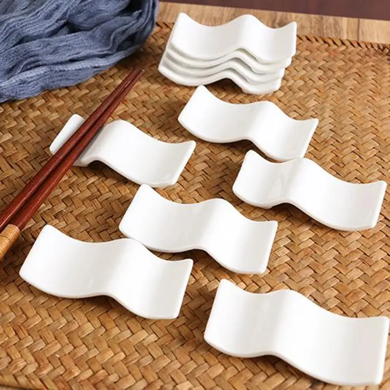 Multipurpose Tableware Chopsticks Holder Storage Rack Ceramics Rest Dinner Spoon Stand Knife Fork F20174032 | Дом и сад