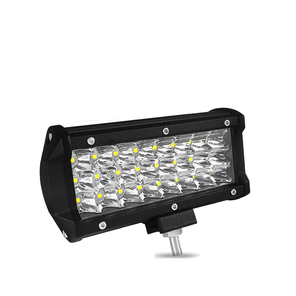 72W 3 ROWS 7 INCE 72 Вт светодиодный бар 4 5 7 дюймов Автомобильный Барра 4x4 внедорожный светодиодный рабочий светильник бар светодиодный рабочий светильник автомобильный светильник внедорожник Грузовик головной светильник Аксессуары для автомобилей - Цвет: 72W 3 ROWS 7 INCE