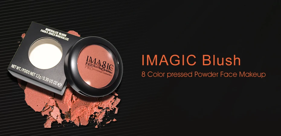 IMAGIC, профессиональные Румяна для лица, красота, румяна, Maquiagem, румяна, палитра, макияж, хайлайтер, косметика для лица для теней, 8 цветов