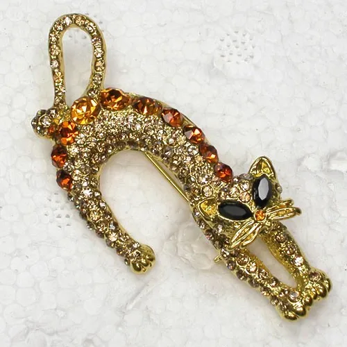 

1 шт. Стразы котята булавки броши C188 G2