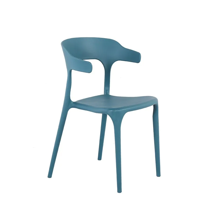 В лаконичном современном стиле пластиковый стул из бычьего рога Nordic BackChair