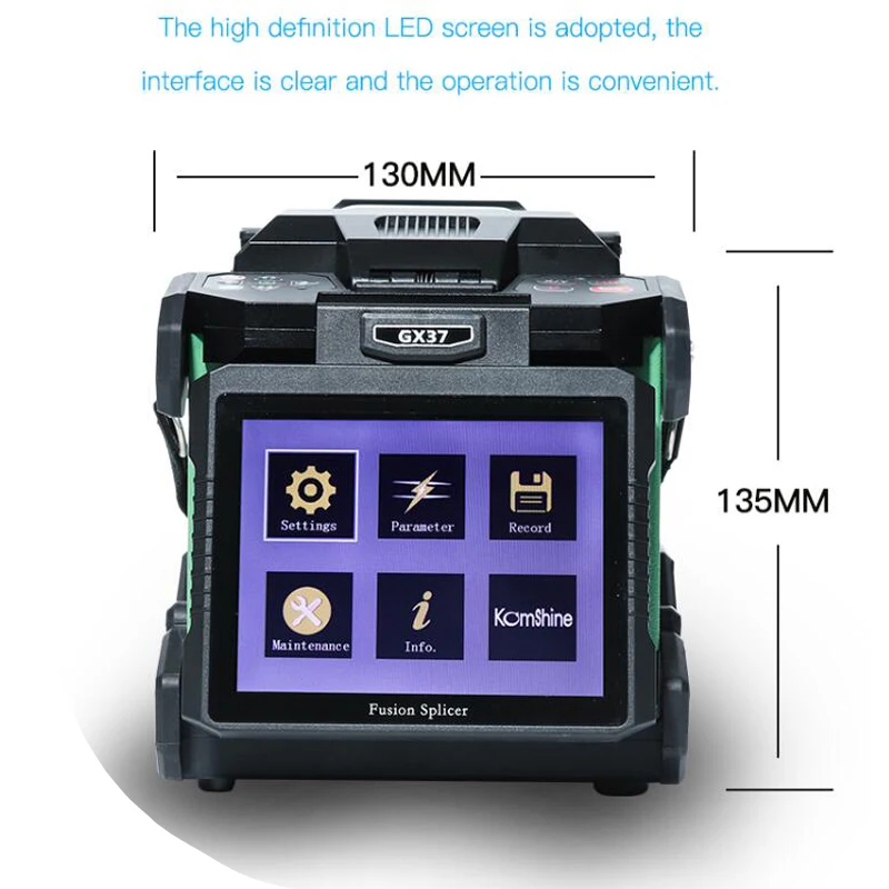ZHWCOMM GX37 Optic Fusion Splicer FTTH Waterproof splicing machine fiber optic Welding Machine Multi Languages | Мобильные телефоны