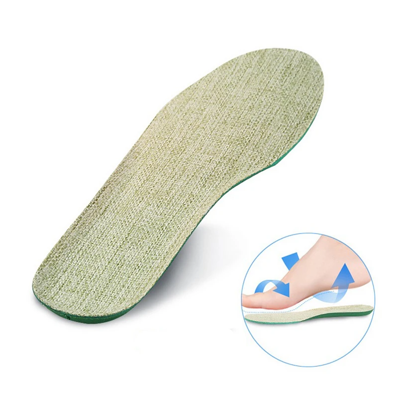 Спортивные стельки из льняной ткани поглощающие пот | Обувь