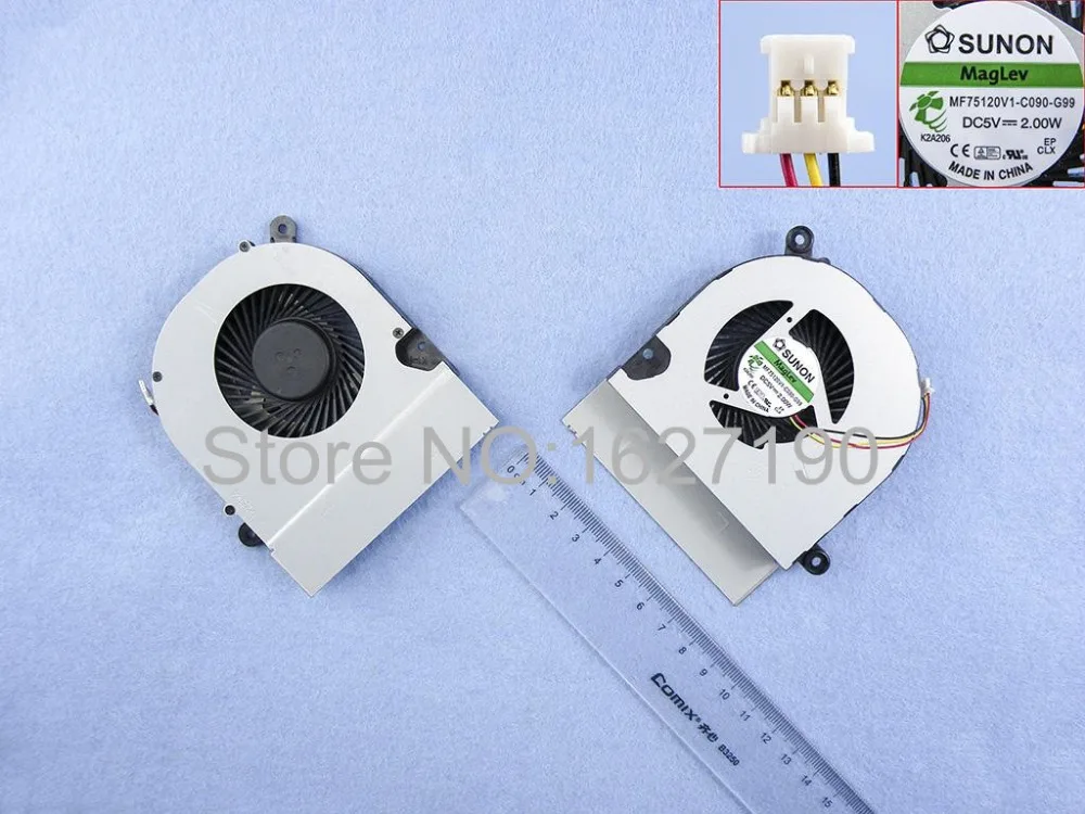 Новый ноутбук охлаждающий вентилятор для ASUS K45 A45 MF75120V1-C090-G99 MG62090V1-Q030-S99 Процессор