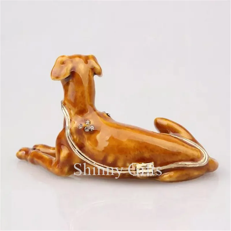 Лабрадор ретривер собака безделушка коробка шарнир сокровище Собака Статуэтка