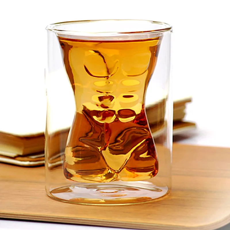 Прозрачная стеклянная чашка для вина пивной сок с высоким бором Коктейльные