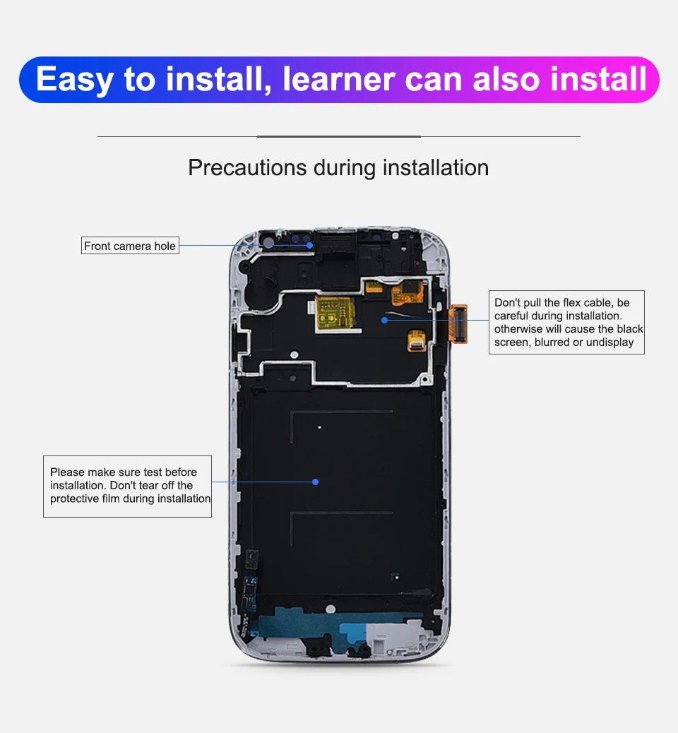 5,0 ''ЖК i9500 для SAMSUNG Galaxy S4 ЖК-дисплей с рамкой GT-i9505 i9500 i9505 i337 i9515 сенсорный экран дигитайзер