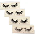 Норковые ресницы Visofree, 3D норковые ресницы, толстые, ручной работы, полная лента, ресницы, не требующие животных, натуральные накладные ресницы