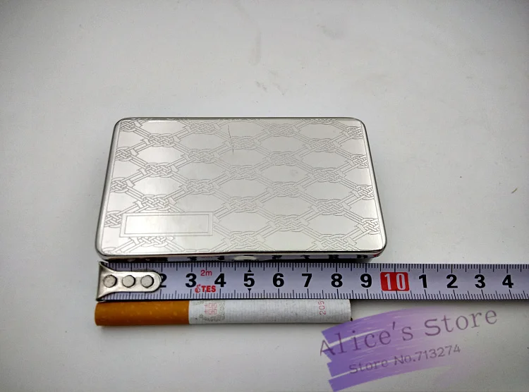 1 шт. Серебряный табак Коробка для хранения Humidor для прокатки машина контейнер портсигар Чехол держатель аксессуары для курения H112