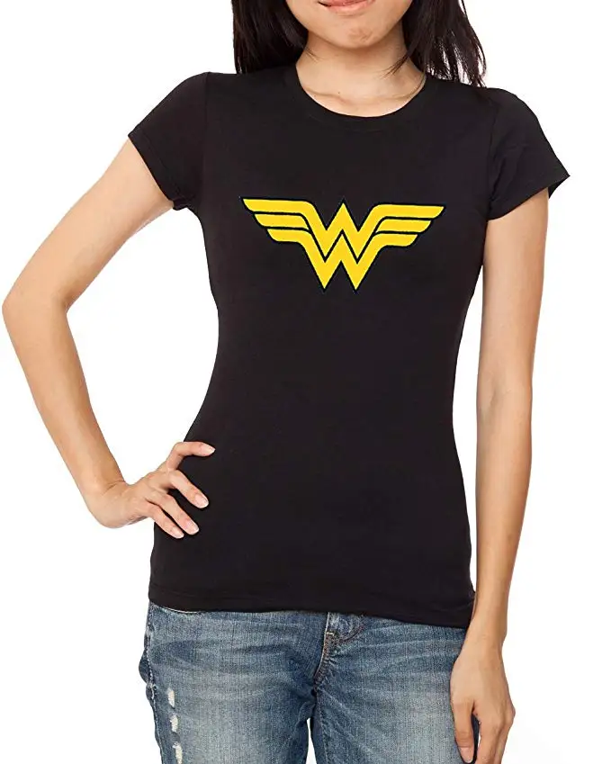 

Wonder T-shirt Woman Summer Short Sleeve Unisex T-Shirts Tops Euro Size Cotton Tees
