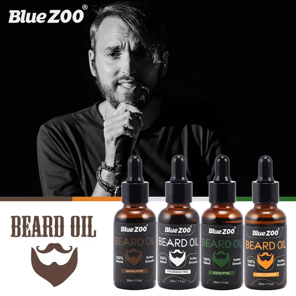 Bluezoo 7 шт./компл. из черной бородой набор масло для бороды борода воск двухсторонняя расческа маленькие ножницы из черной бородой уход Для мужчин, подарок