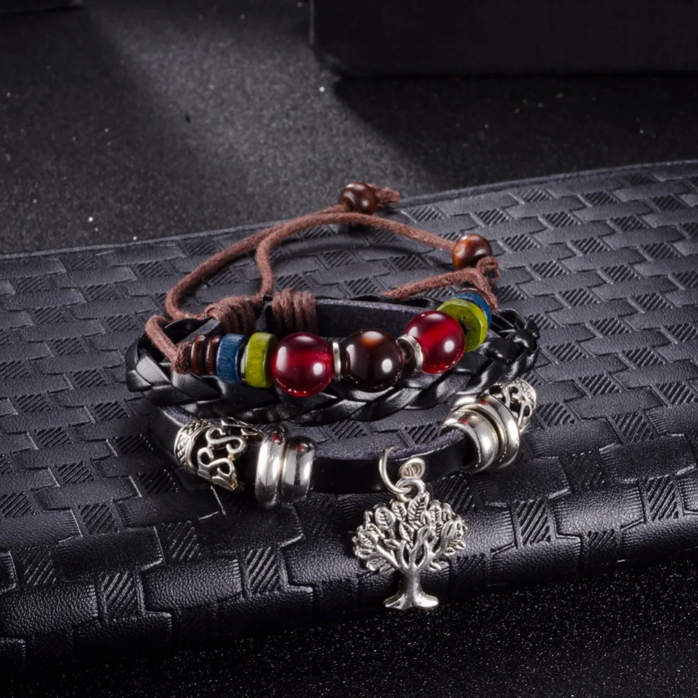 Кожаные браслеты Bestfriend мужские женские очаровательные ювелирные изделия