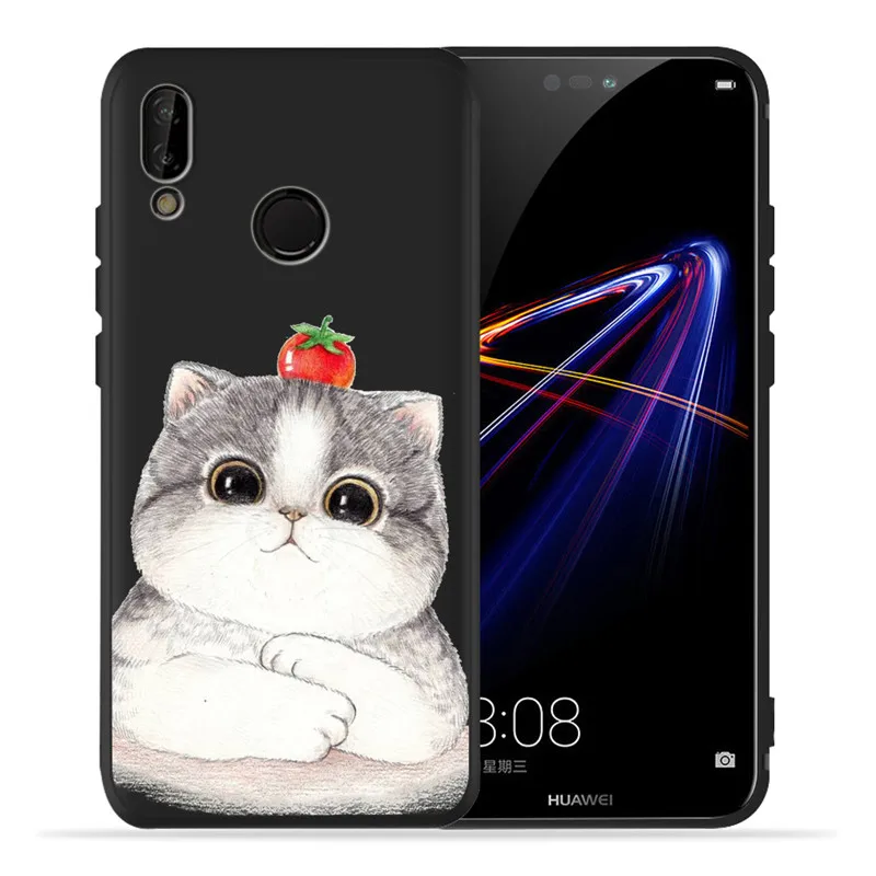 Изготовленный на заказ для huawei P8 P10 P20 P30 Коврики 10 20 Honor 8 8X 8C 9 V20 20i 10 Lite Plus Pro Чехол Coque Samsung чехол-футляр изображение кошки и собаки - Цвет: H1707
