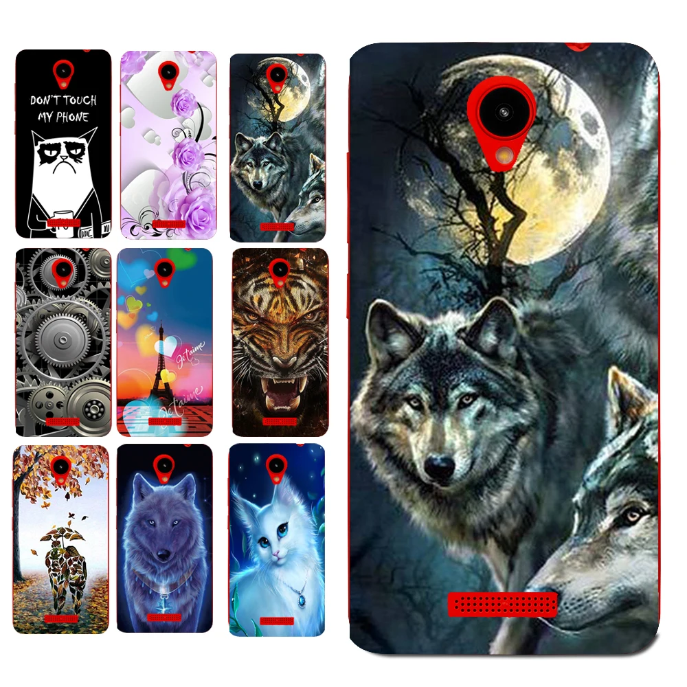 Черный чехол с рисунком для Prestigio Wize G3 PSP3510DUO мягкие чехлы из ТПУ|cover for prestigio|case