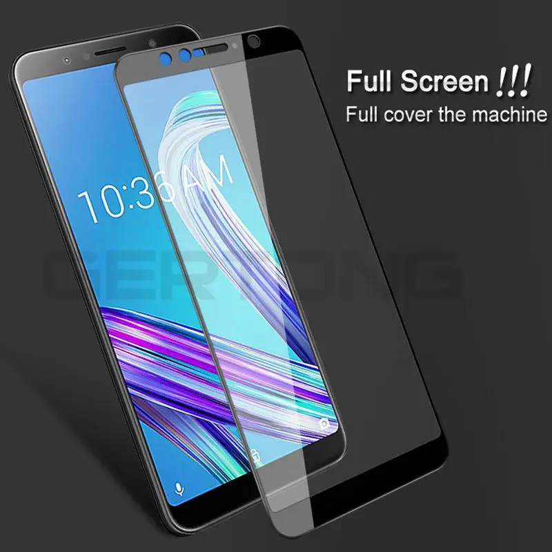 Закаленное стекло ZB602KL с полным покрытием для Asus Zenfone Max Pro M1 X00TD защитная пленка