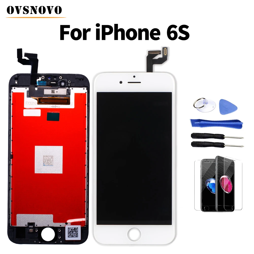 

AAA+++ Quality 100% tested LCD Touch Screen Digitizer Display Assembly For iPhone 6s Screen Replacement+Tempered Glass&Tool