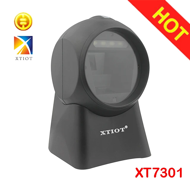 XT7301 2D/QR Всенаправленный сканер штрихкодов pdf417 и XT7120 1D планшетный настольный