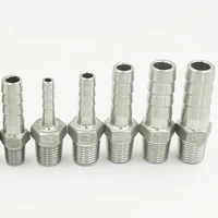 hose barb pipe fitting tail connector 6mm to 25mm tools accessory 18 12 14 34 stainless steel ss304