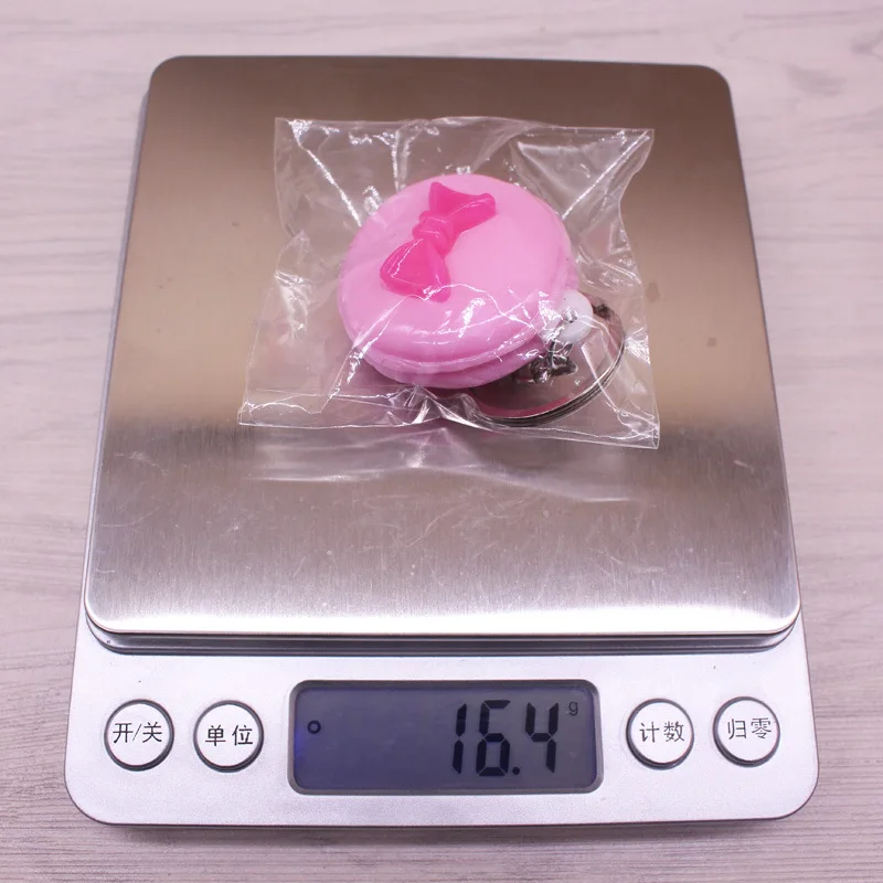 20 шт. полимерные брелки Macaron для ключей милая сумка макарун очаровательный брелок