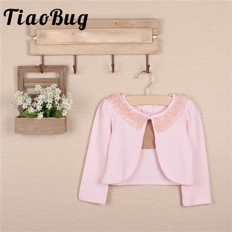 Детское свадебное платье Болеро для девочек Брендовое мягкое пальто цвета