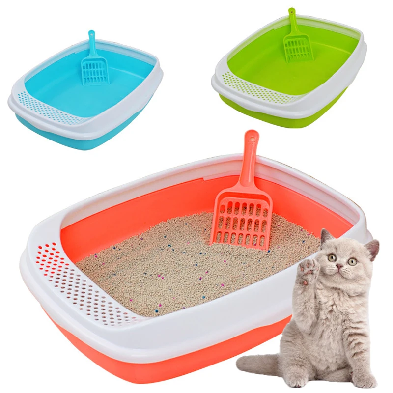 Горячая кошка постельное белье цвета туалет для кошек собак Туалет Обучение