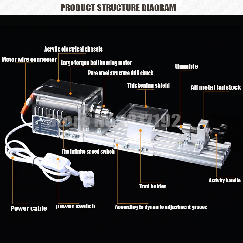 DIY Деревянные Мини токарные станки машинный полировщик Настольная пила для