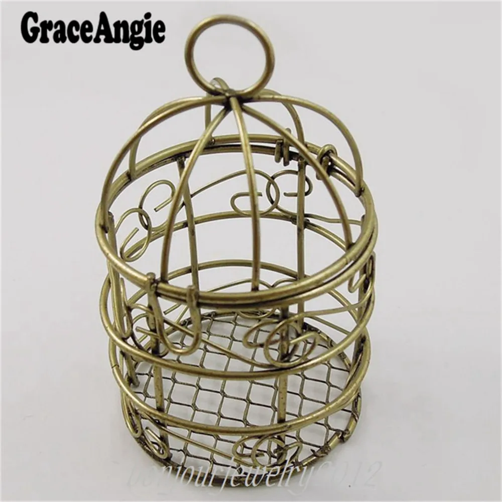 GraceAngie 2 шт. натуральная романтическая Изысканная железная подвеска в деревенском