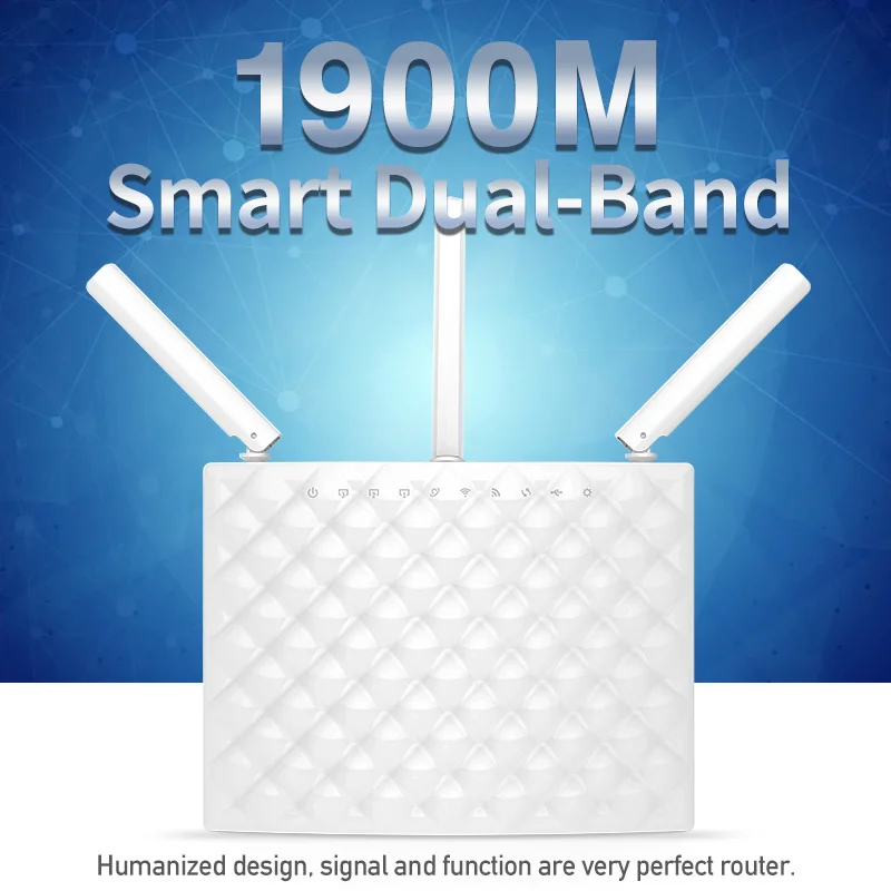 Tenda AC15 1900 гигабитный Wi Fi маршрутизатор РЕТРАНСЛЯТОР Broadcom Процессор 128 м DDR3 1WAN + 3LAN