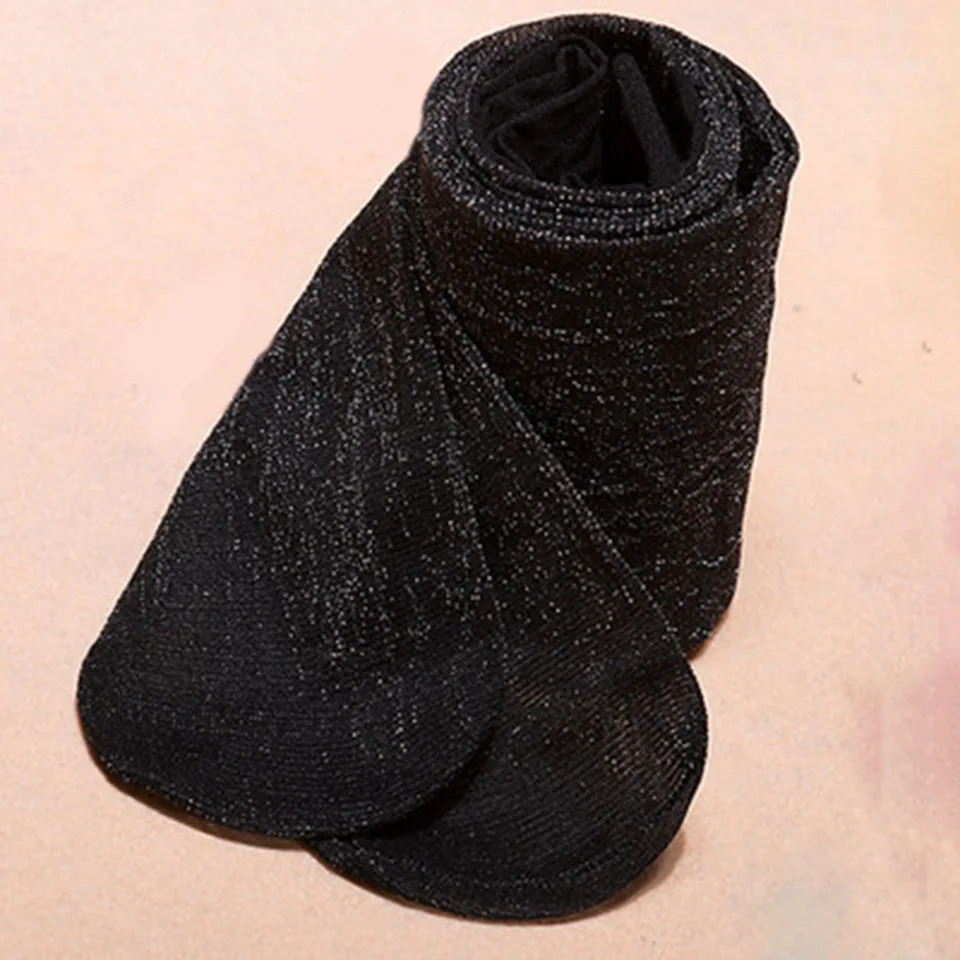 Женские блестящие Прозрачные шелковые колготки ультратонкие нейлоновые женские