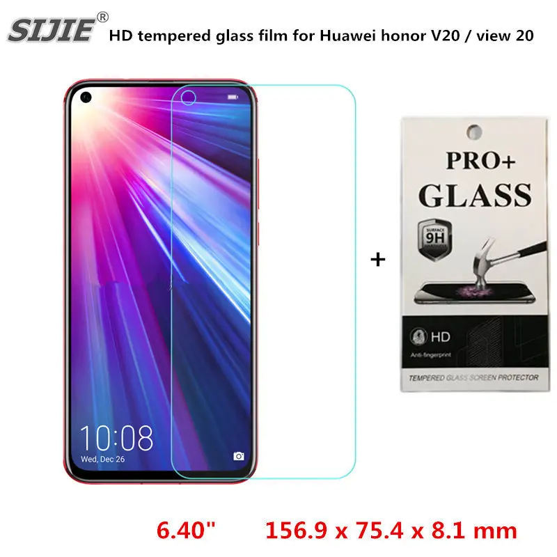 HD Закаленное стекло пленка для Huawei Honor View 20 смартфон полный экран защитная на