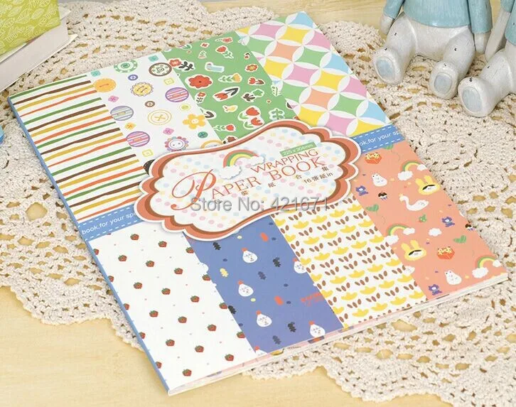 2015 эксклюзивные поделки подарочная упаковка Бумага Книга 16 листов/комплект