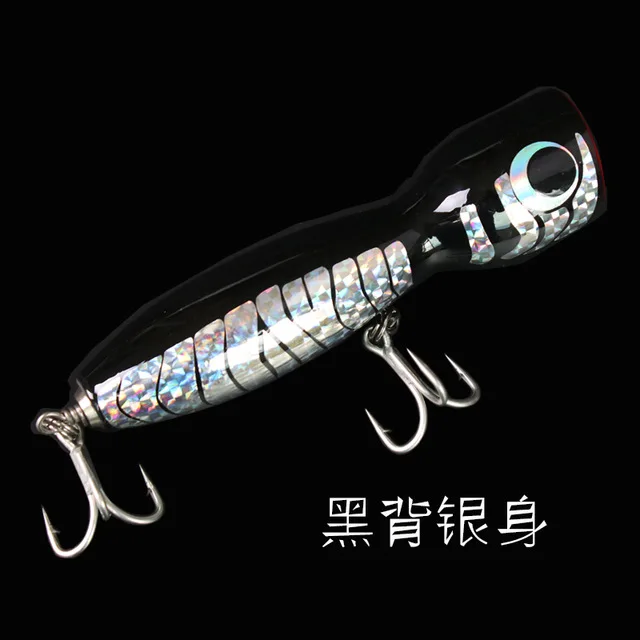 MAD мышь Topwater деревянный Поппер Spitter GT поверхности Popping Троллинг 18 см 125 г ручной