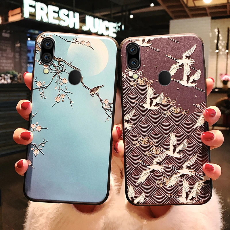 3D цветок чехол с тиснением для Samsung Galaxy J3, J5, J7 года J4 J6 A7 A9 A8 A6 S8 S9 S10 плюс A70 A40 A10 A30 A50 Note9 чехол