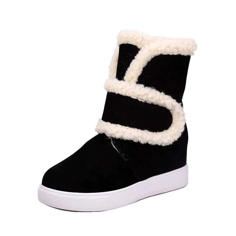 Зимой 2017 года новый увеличился снегоступы скраб сапоги женские меховые размер