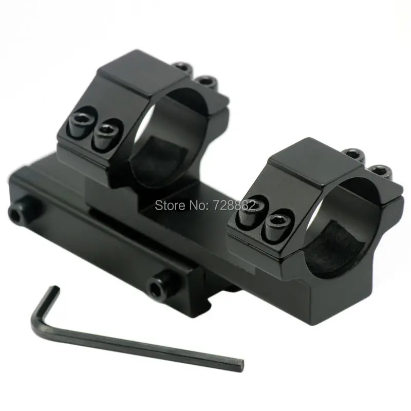 

1pcs 25.4mm Scope Mount Dual Z Shaped Rings Dovetail Extended Mount Rail Flashlight for 11mm Hunting Rifle Scope Rails