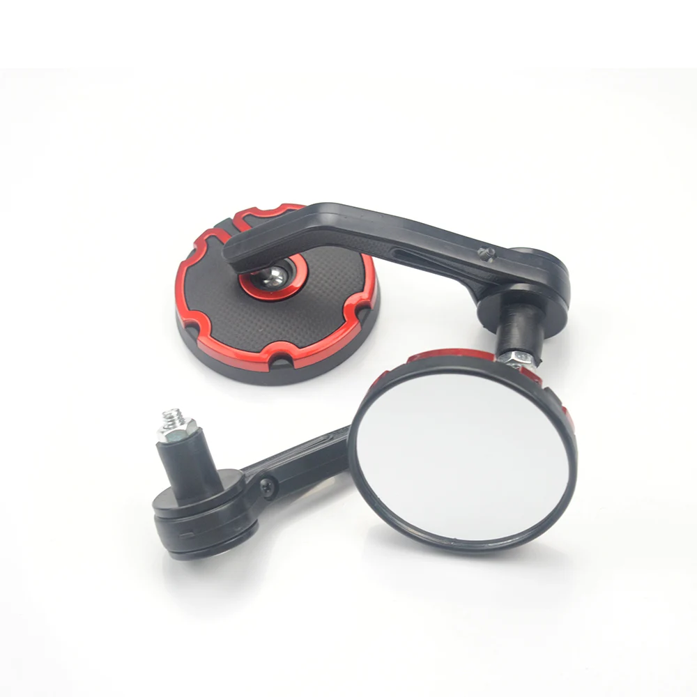 MOTORCYCLE MIRRORS ACCESSORIES 7/8&quot 22MM HANDLEBAR END REARVIEW MIRROR FOR YAMAHA FZ1 FZ6 FZ8 CAFE RACER scooter accessories |