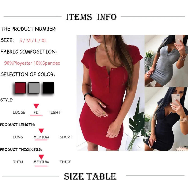 Женское трикотажное платье футляр с V образным вырезом коротким рукавом и