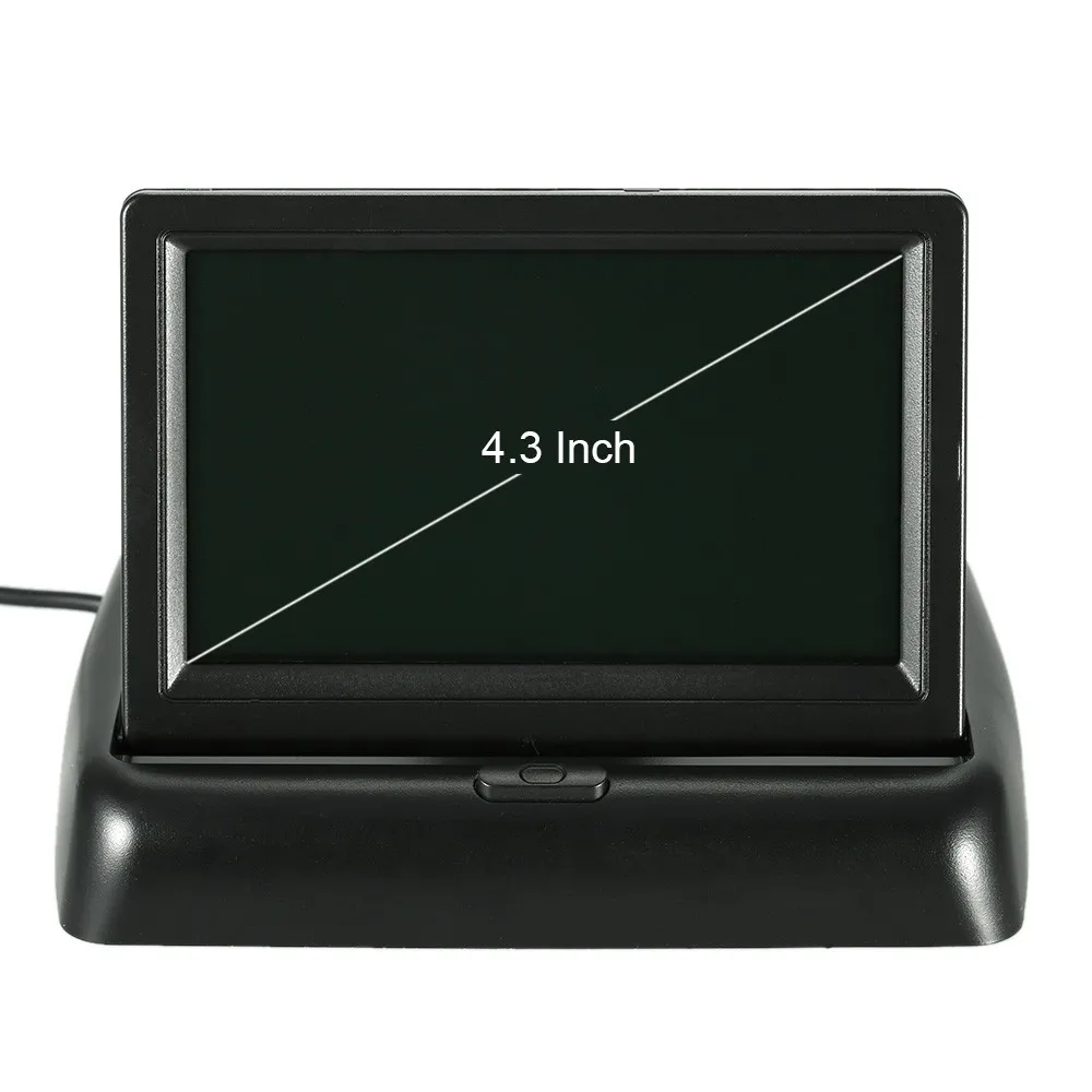 4 3 &quotцветной TFT LCD Складной автомобильный парковочный монитор с поддержкой