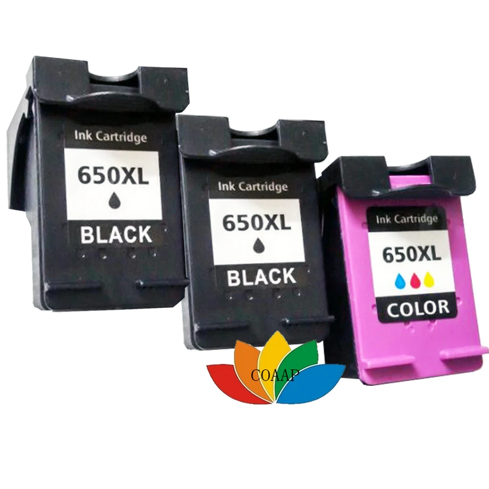 Картридж с 3 чернилами CZ101AE CZ102AE совместимый HP 650 650XL чернила для Deskjet Inks 2515 1015 1515 2545