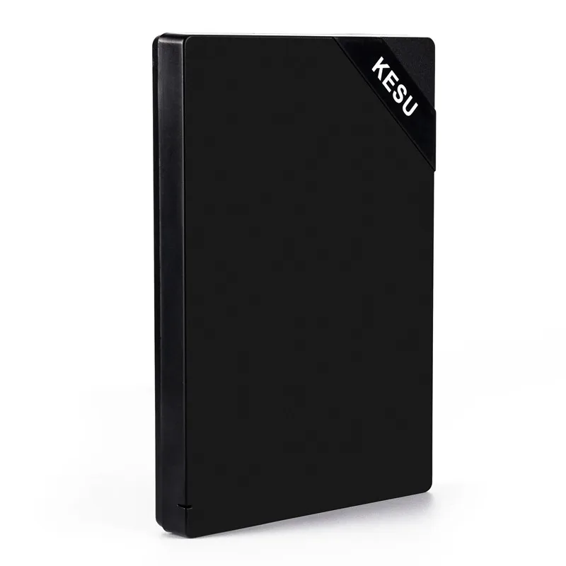 KESU 2,5 ''внешний жесткий диск USB3.0 HDD Портативный внешний HD Жесткий диск для ПК Mac Настольный Ноутбук сервер(черный/белый - Цвет: Черный