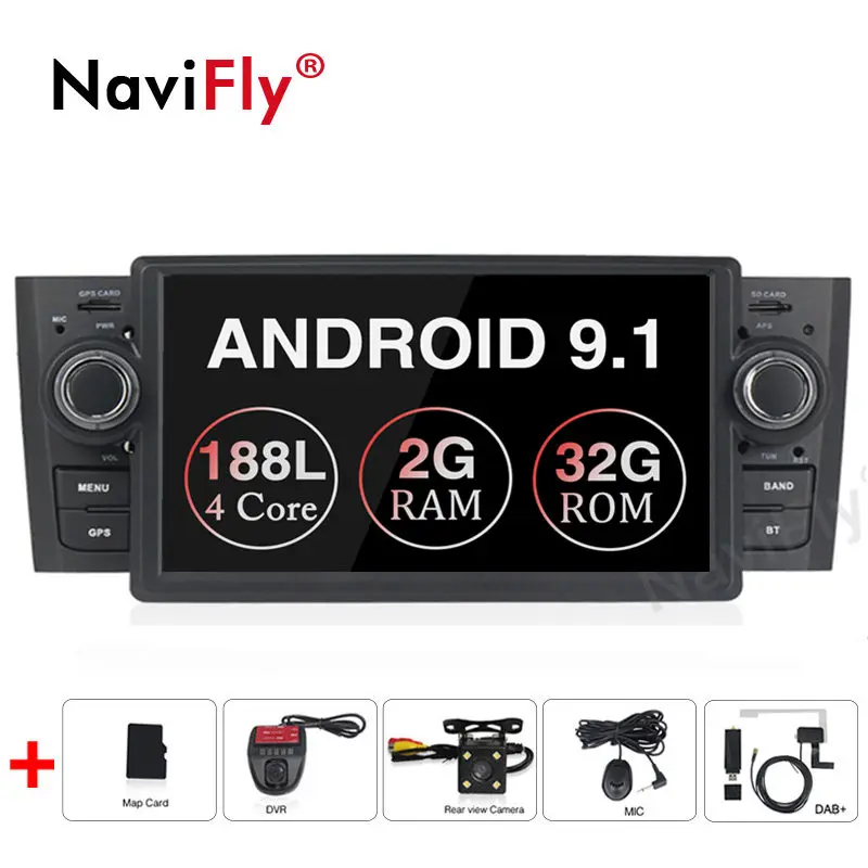 Бесплатная доставка! Android 9 1 автомобильный dvd мультимедийный плеер для Fiat Grande