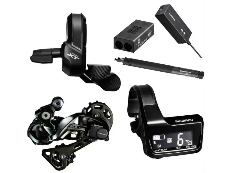 Shimano велосипедный переключатель XT M8050 Di2 11 скоростей MTB комплект