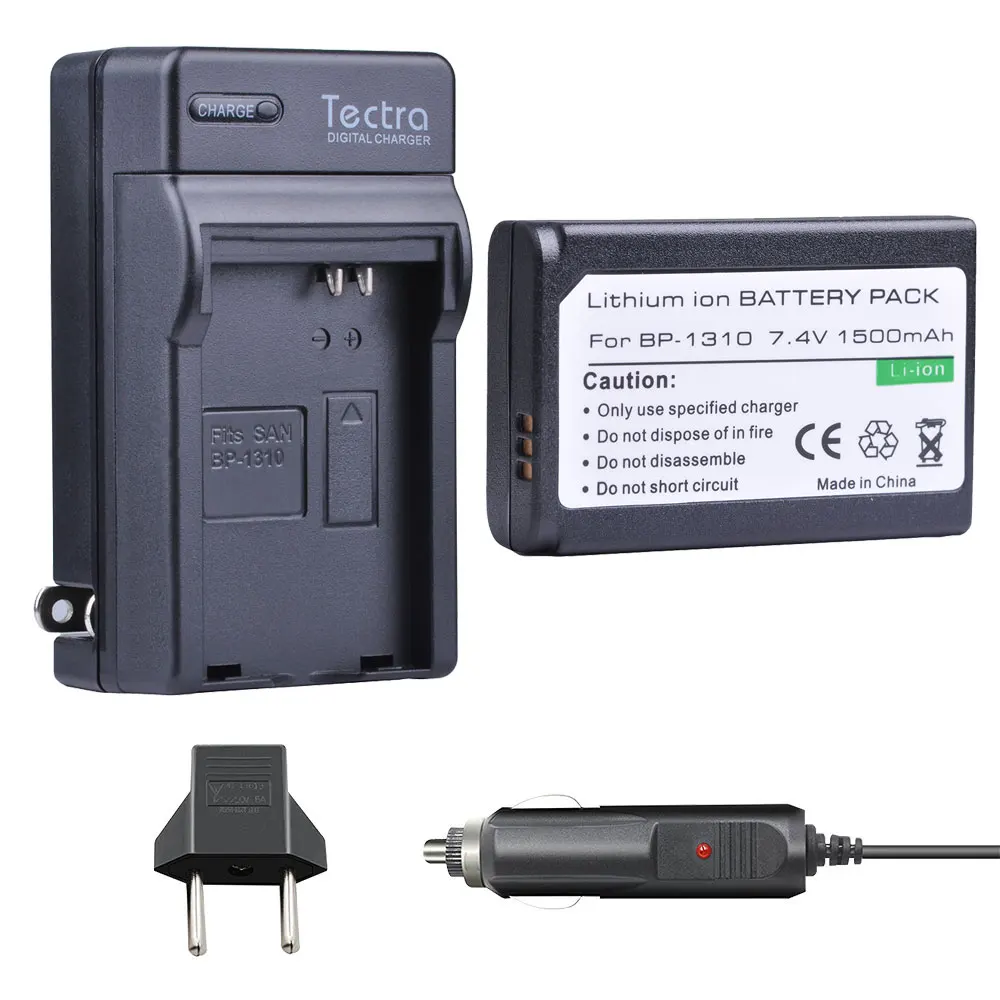 Tectra 1500 мА/ч 1 шт. BP 1310 BP1310 аккумулятор + Автомобильное зарядное устройство для Samsung