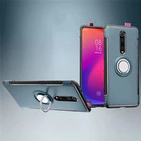 for xiaomi mi9t mi 9t pro case car holder stand magnetic bracket finger ring tpu pc armor for xiaomi k20 pro cover coque capa